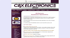 Desktop Screenshot of cbxelectronics.com
